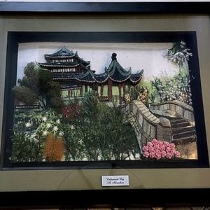 Japanese House and Garden 3D Art